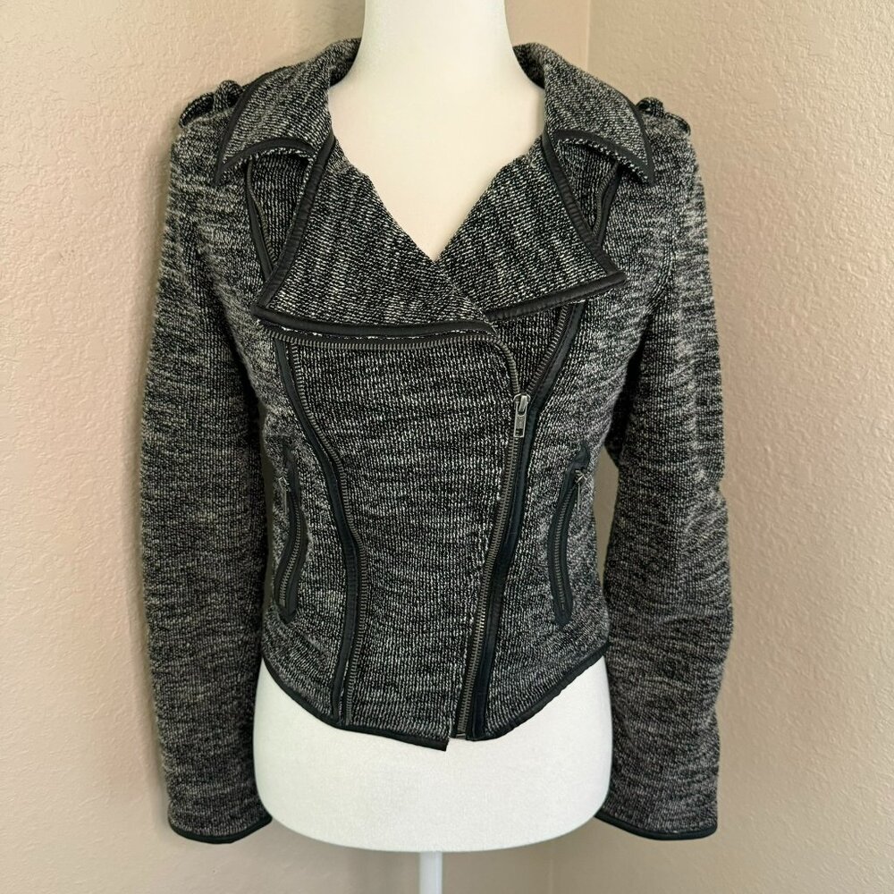 Grey Xhilaration Moto jacket